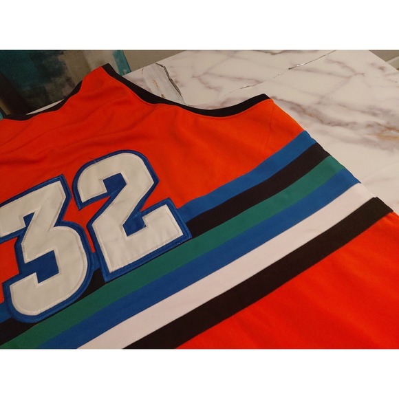 Brick City All-Stars Streetball Basketball Jersey Sz 52 Big Mens Orange #32 - Picture 12 of 12